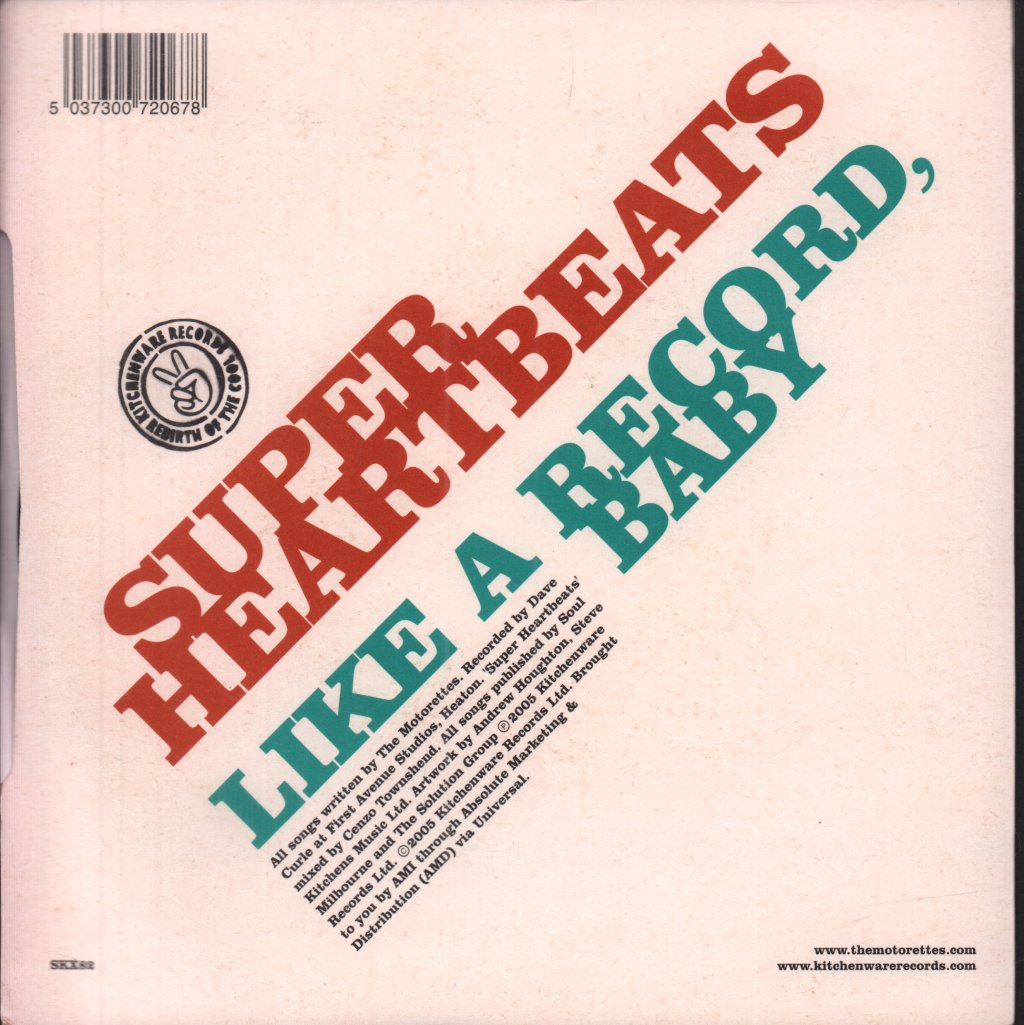 Motorettes - Super Heartbeats - 7 Inch