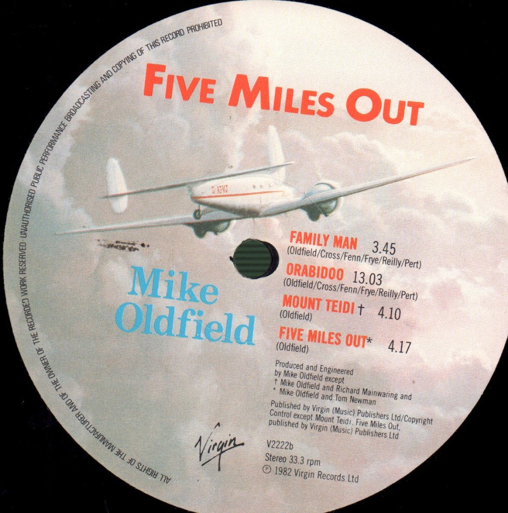 Mike Oldfield - Five Miles Out - Lp