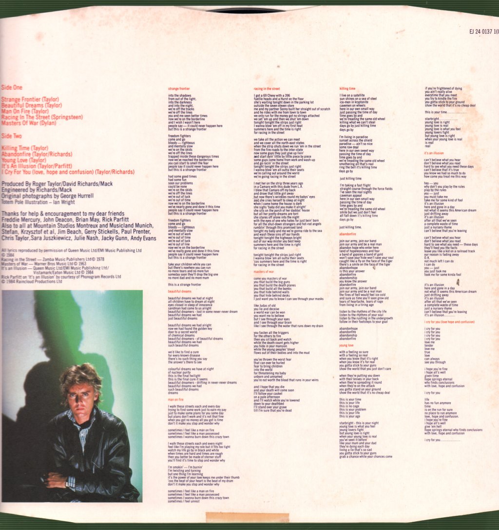 Roger Taylor - Strange Frontier - Lp