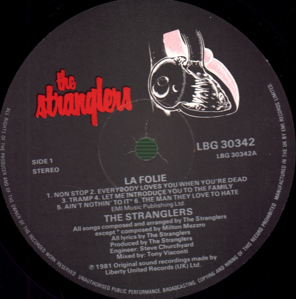 Stranglers - La Folie - Lp