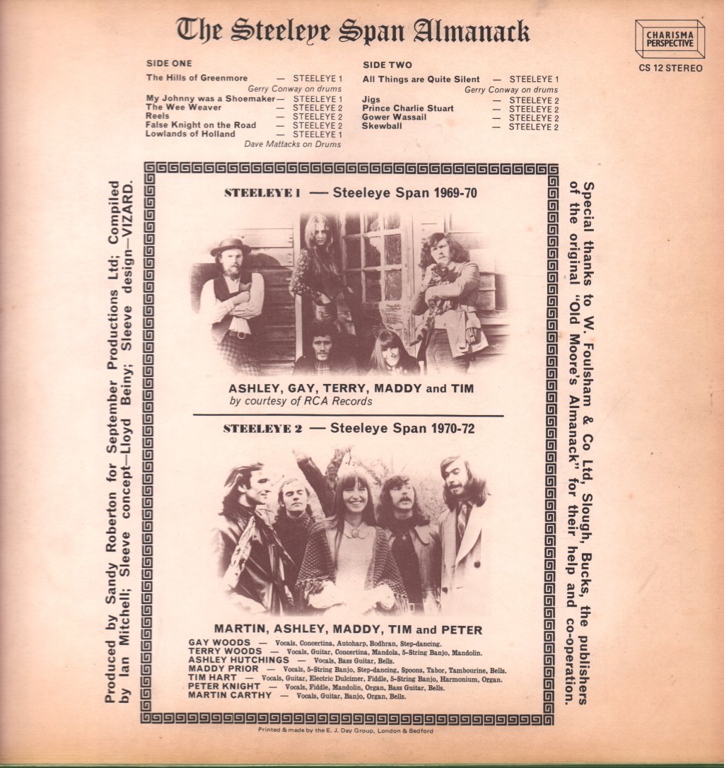 Steeleye Span - Almanack - Lp