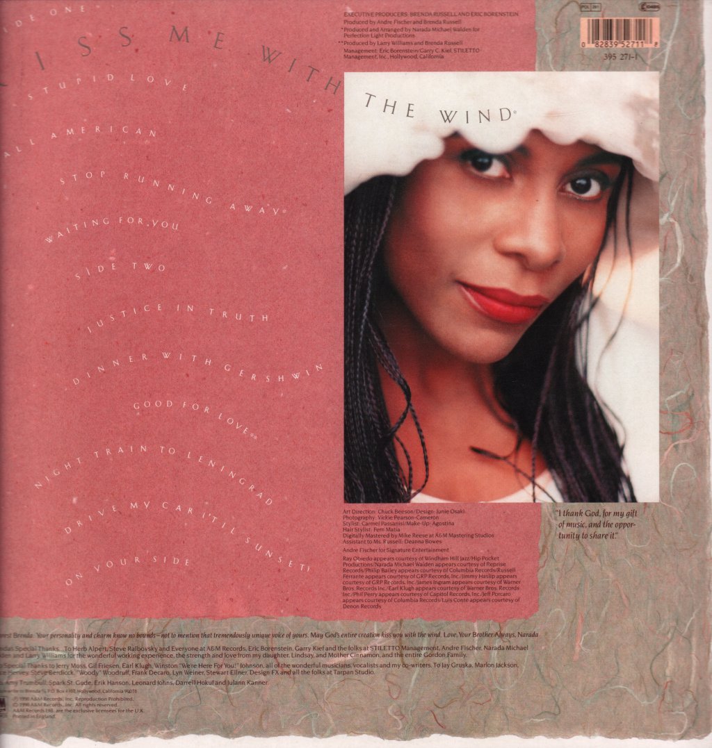 Brenda Russell - Kiss Me With The Wind - Lp