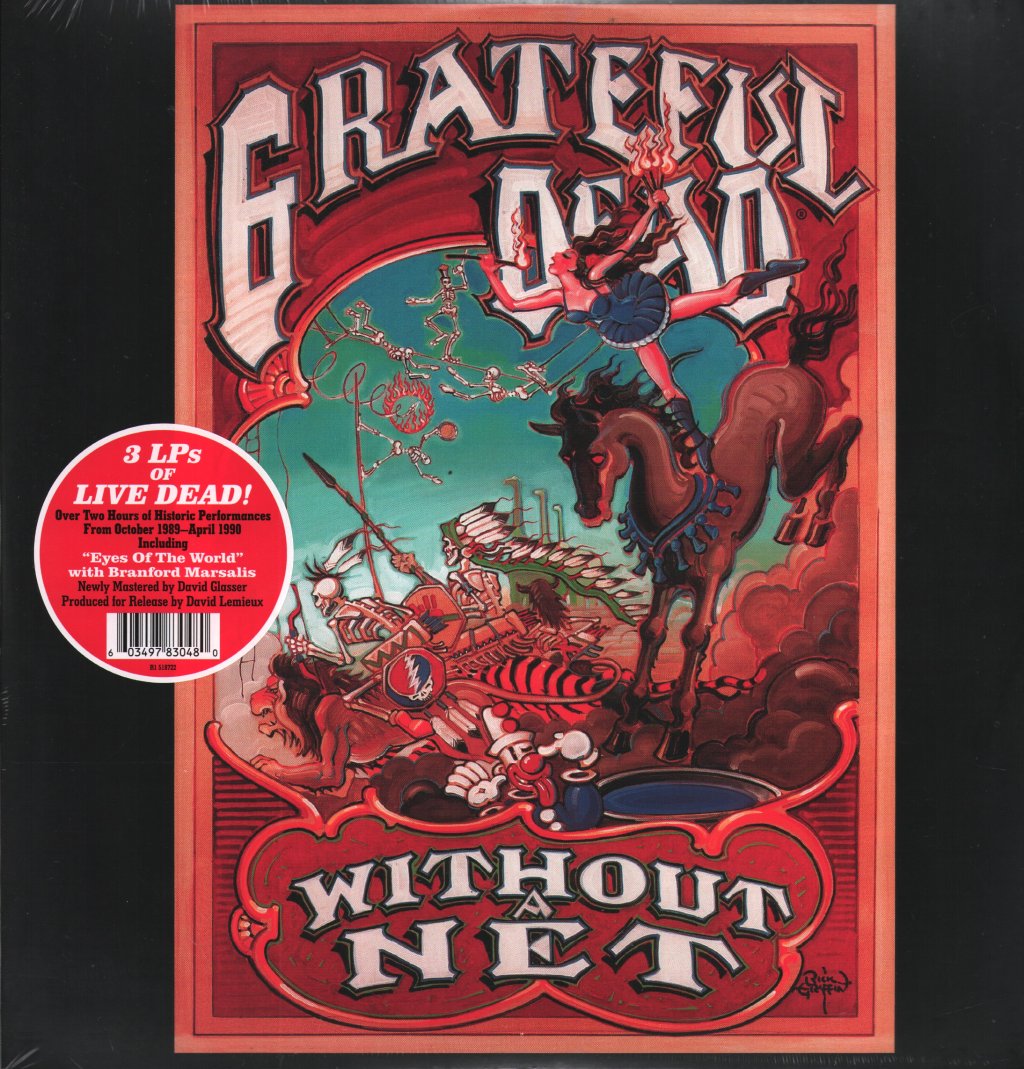 Grateful Dead - Without A Net - Triple Lp
