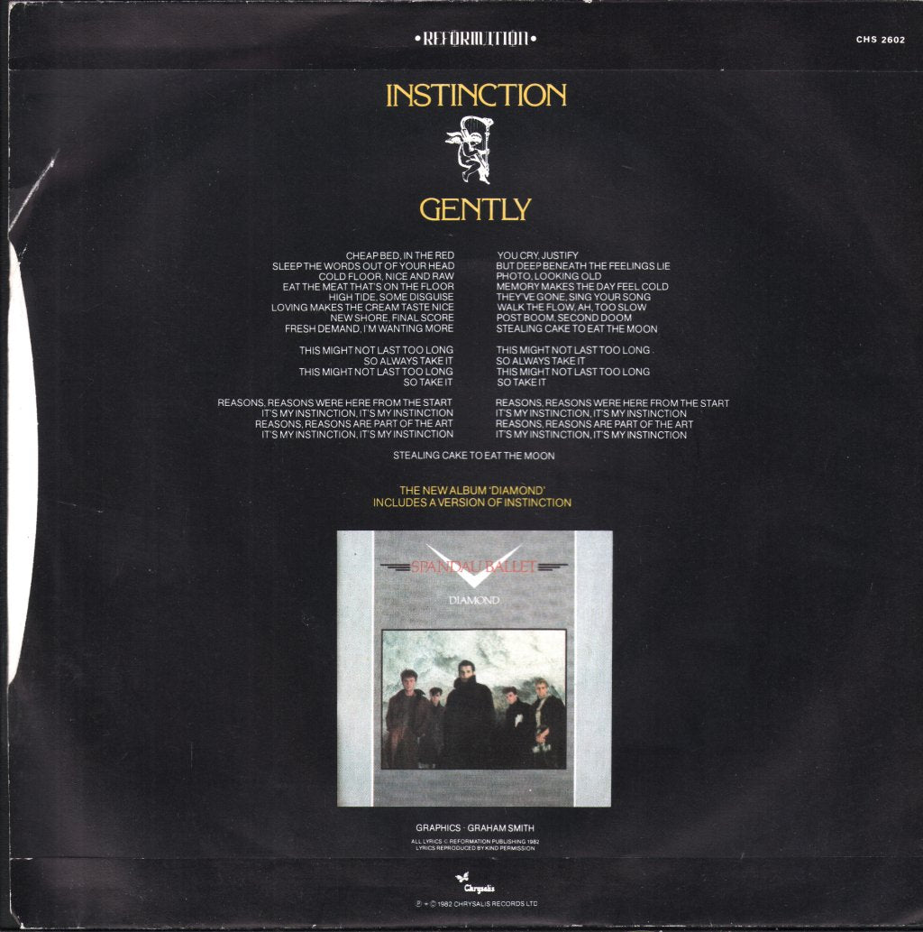 Spandau Ballet - Instinction - 7 Inch