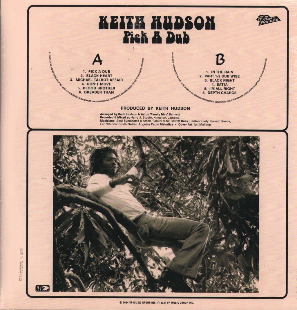Keith Hudson - Pick A Dub (50th Anniversary Edition) - Double Lp