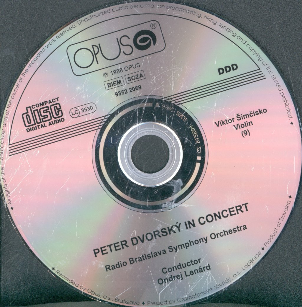 Peter Dvorsky - Peter Dvorsky In Concert - Cd
