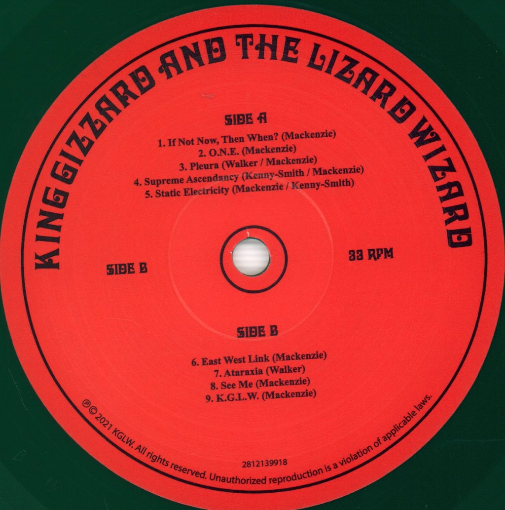 King Gizzard And The Lizard Wizard - L.W. (Explorations Into Microtonal Tuning Volume 3) - Lp