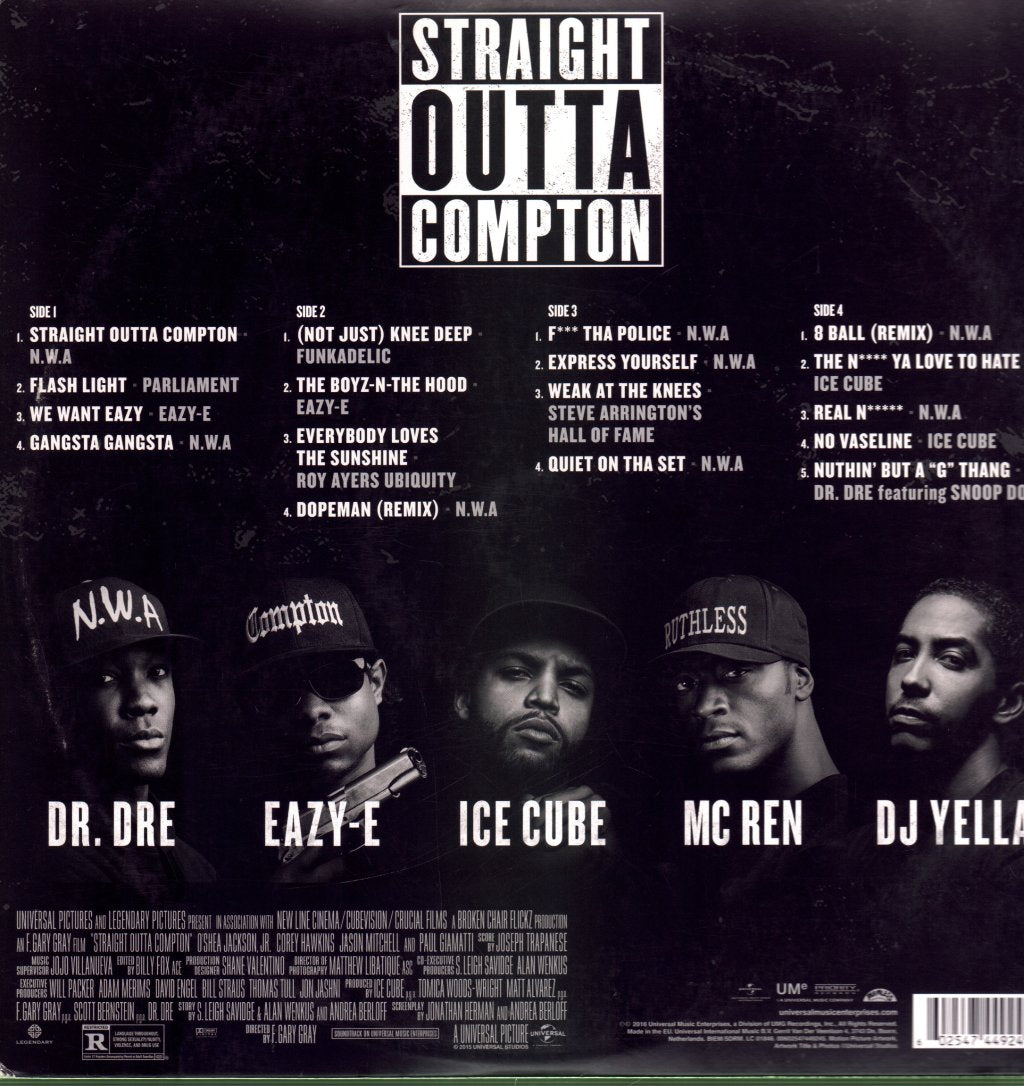 Various Artists - Straight Outta Compton (Music From The Motion Picture) - Double Lp