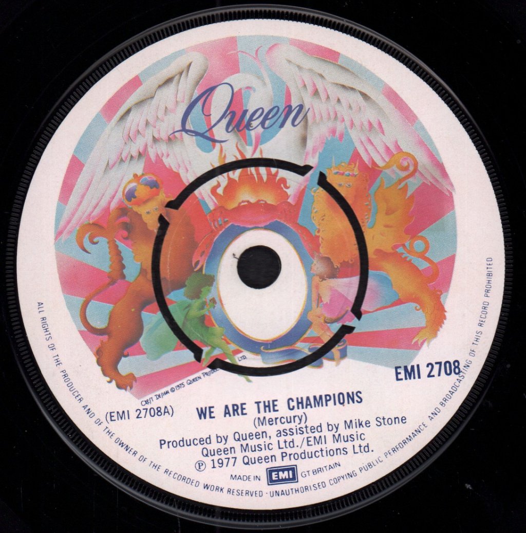 Queen - We Are The Champions - 7 Inch