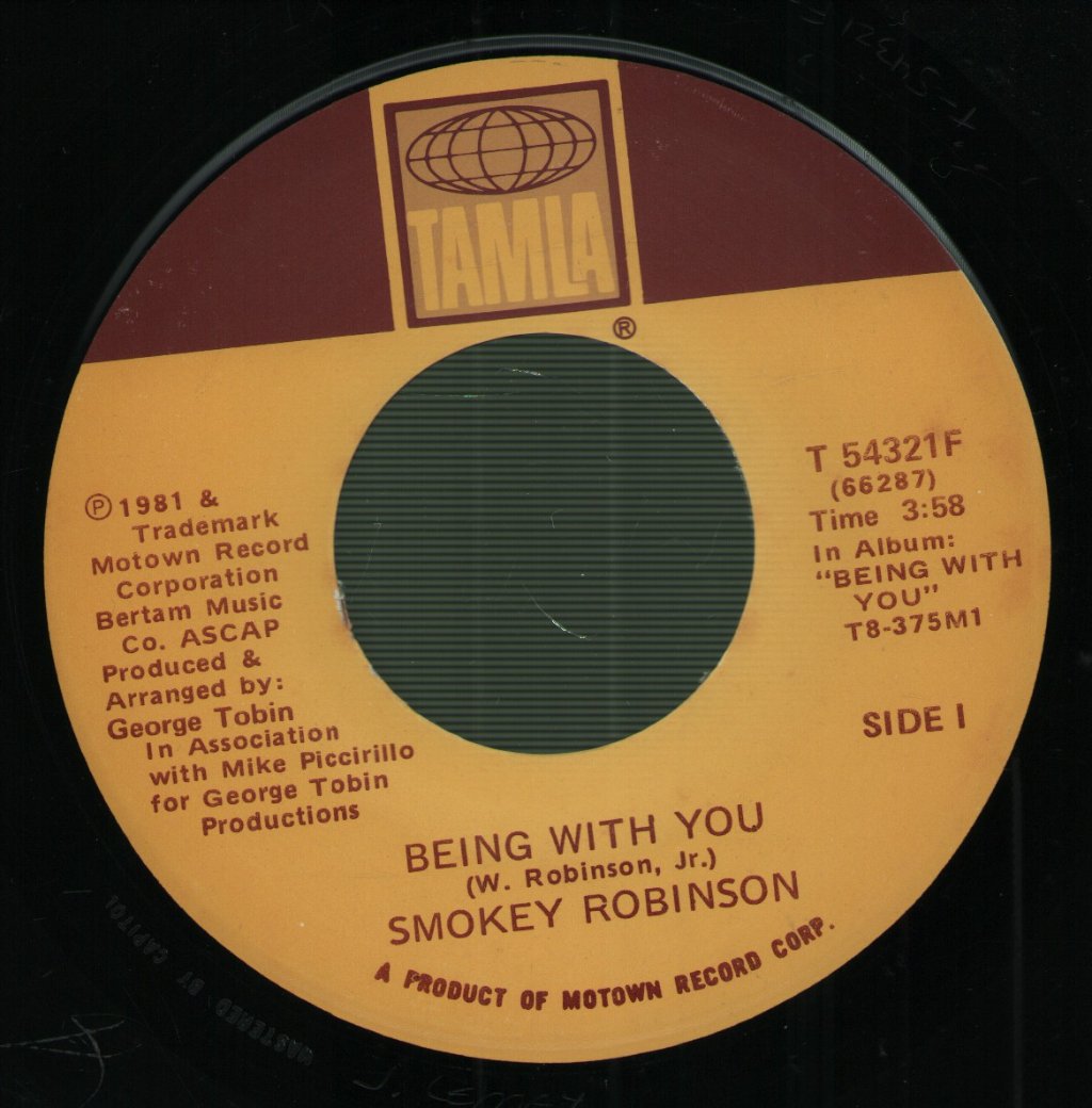 Smokey Robinson - Being With You - 7 Inch