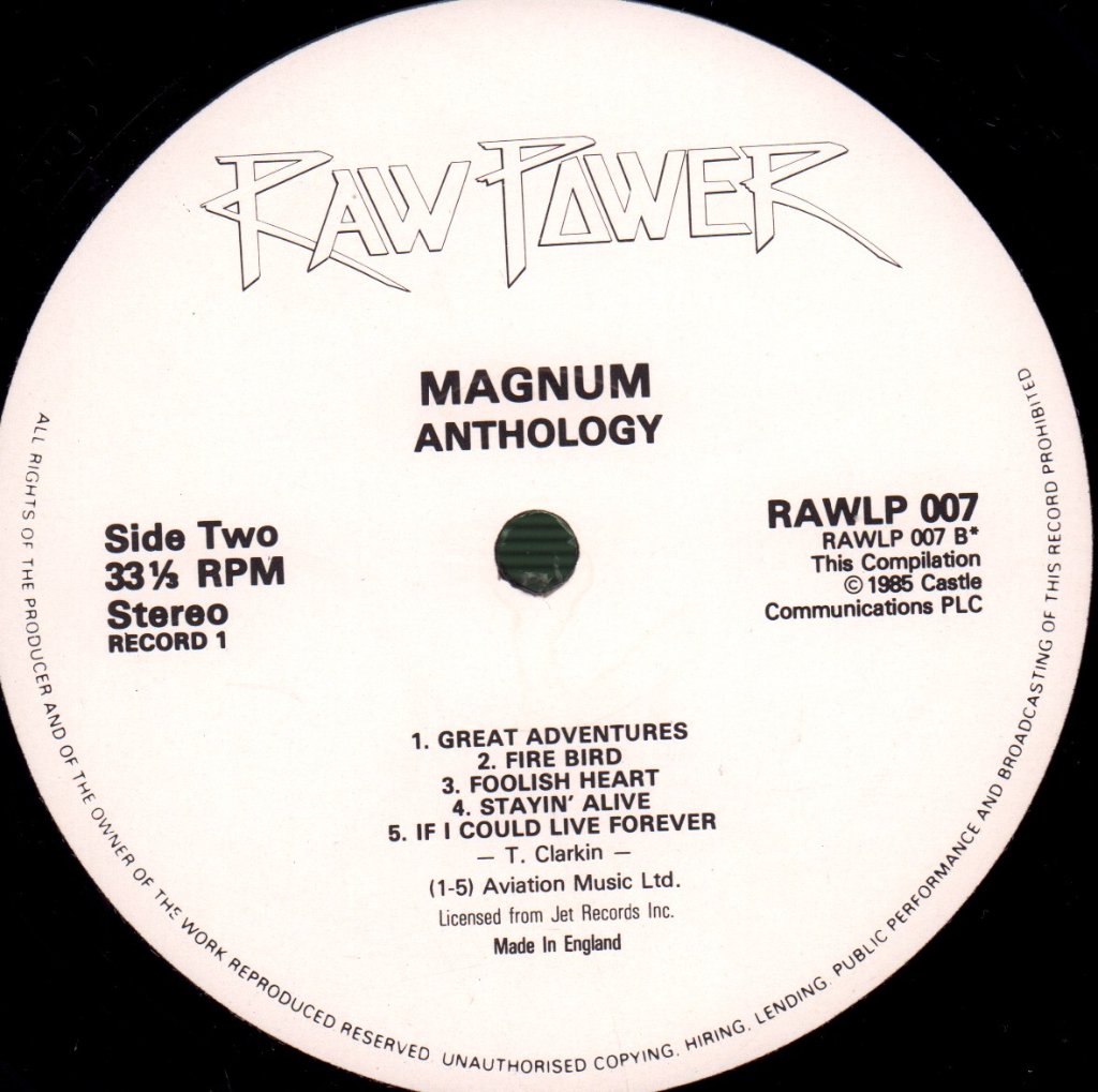Magnum - Anthology - Double Lp