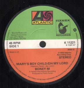 Boney M - Mary's Boy Child - 7 Inch