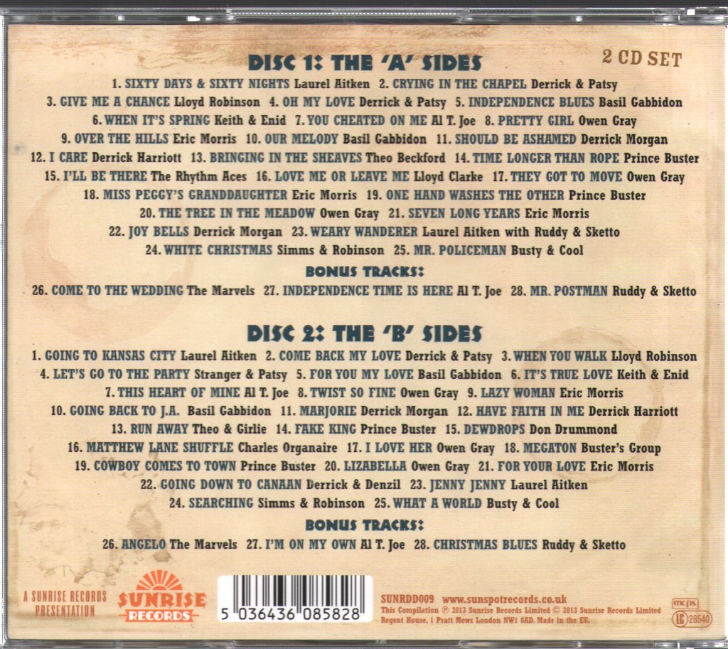 Various Artists - Story Of Blue Beat - The Best In Ska 1962 Part 3 - Double Cd