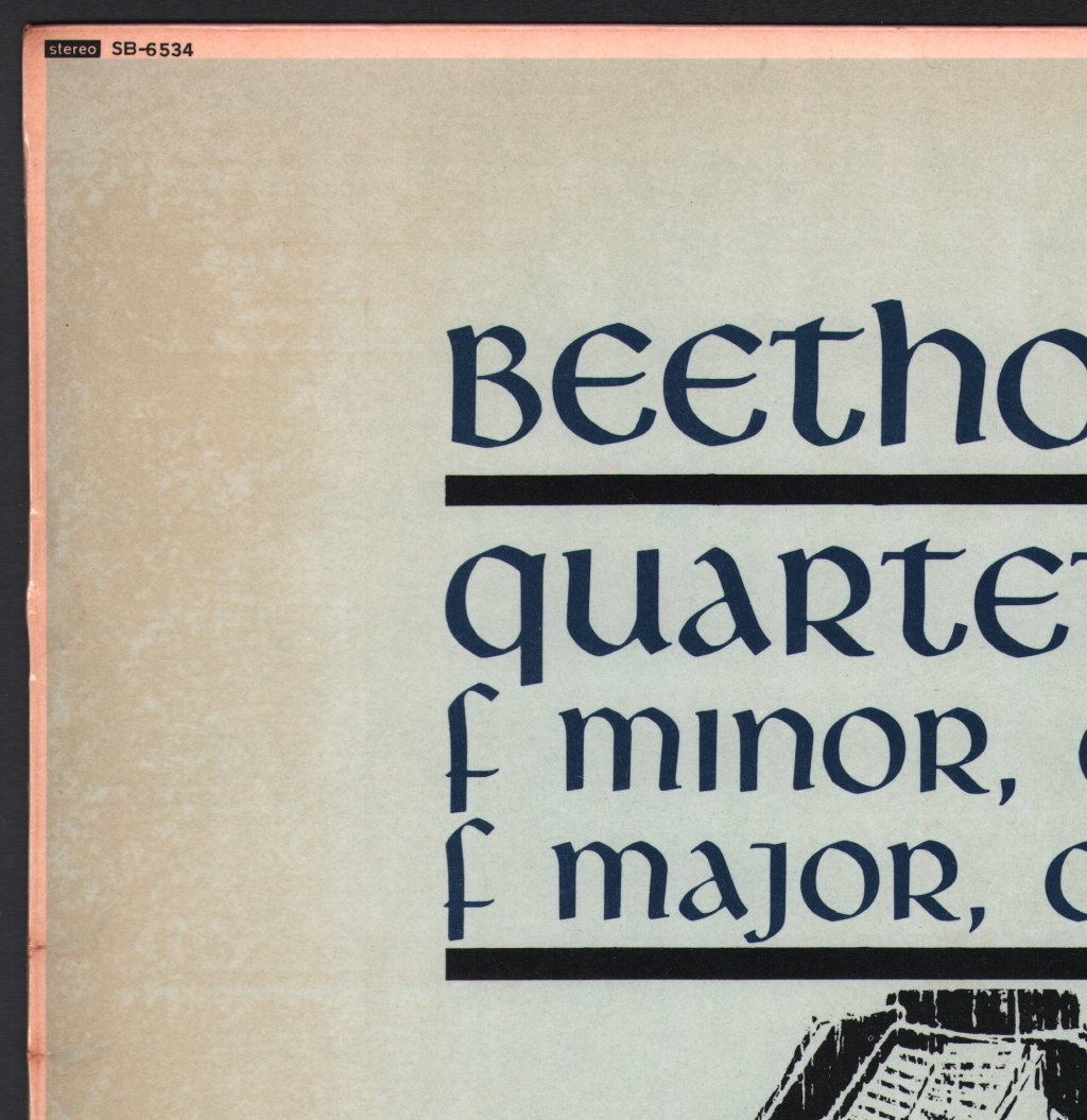 Juilliard String Quartet - Beethoven - Quartets In F Minor, Op. 95 · F Major, Op. 135 - Lp