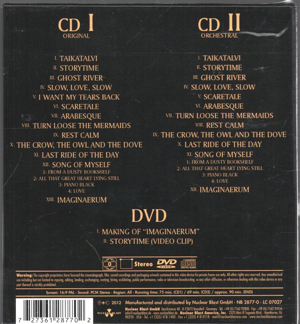 Nightwish - Imaginaerum (Tour Edition) - Cd Set