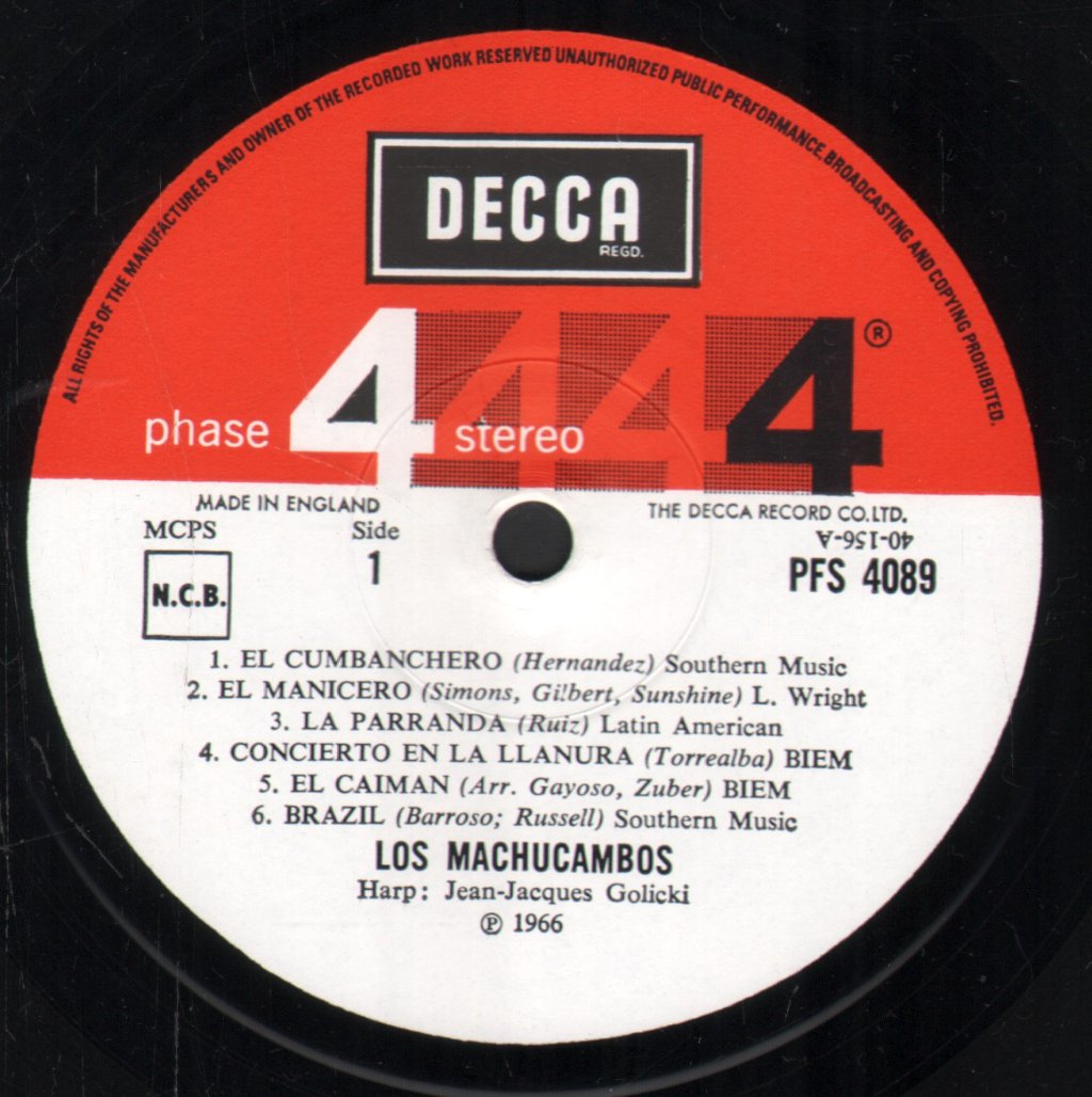 Los Machucambos - Caramba! - Lp