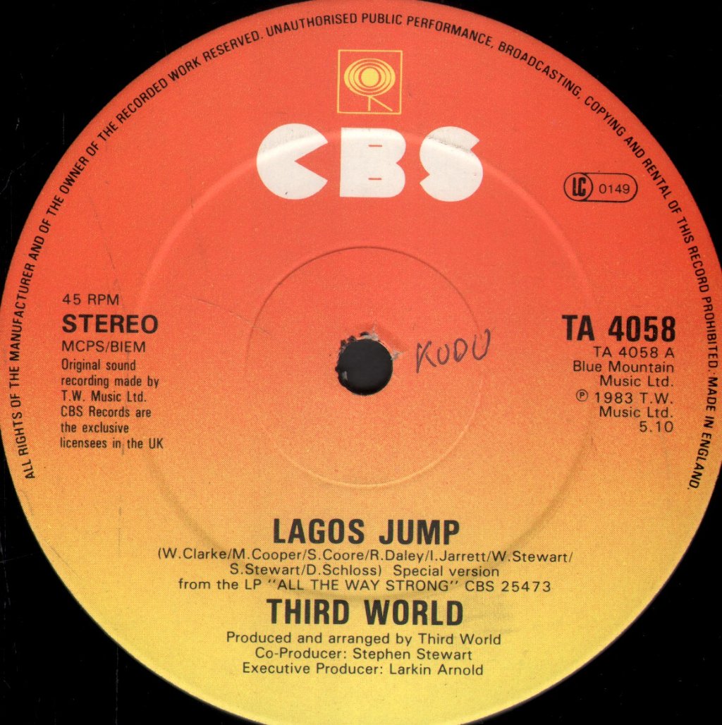 Third World (Reggae) - Lagos Jump - 12 Inch