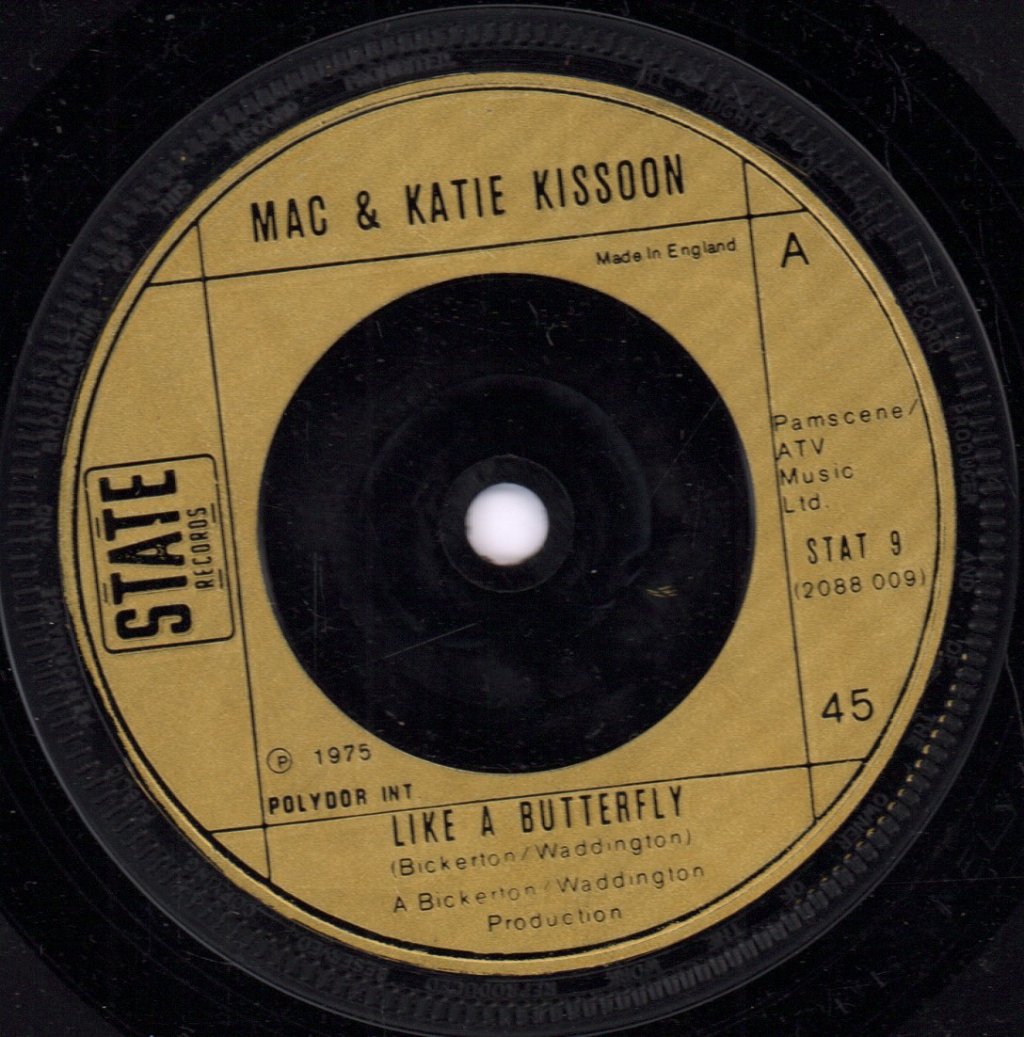 Mac And Katie Kissoon - Like A Butterfly - 7 Inch