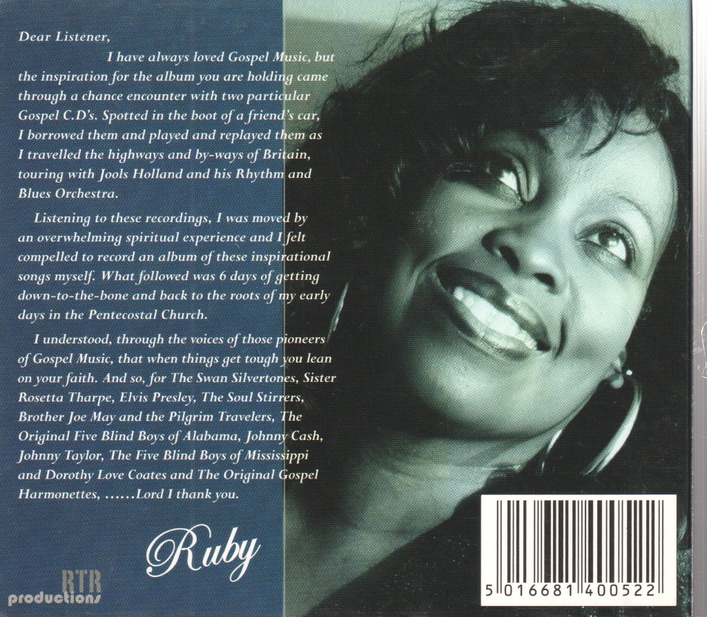 Ruby Turner - I'm Travelling On - Cd