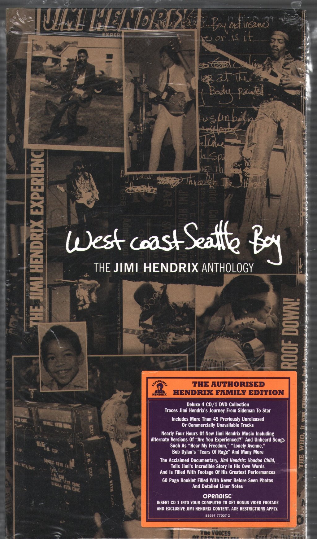Jimi Hendrix - West Coast Seattle Boy: The Jimi Hendrix Anthology - Cd Set