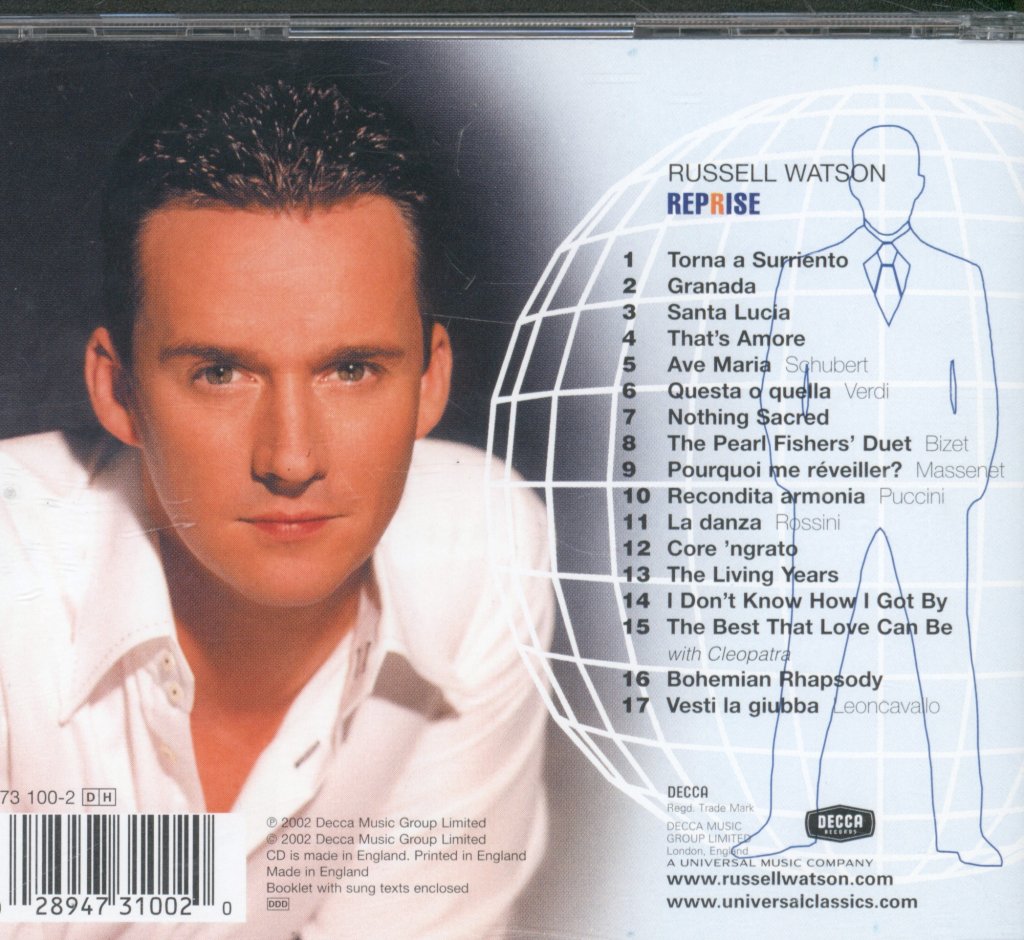 Russell Watson - Reprise - Cd