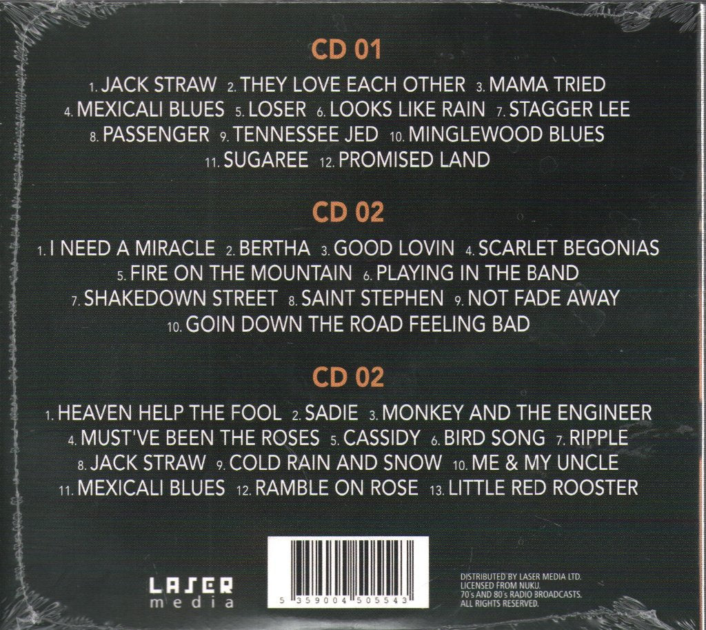 Grateful Dead - Live Box (Legendary Radio Recordings) - Triple Cd