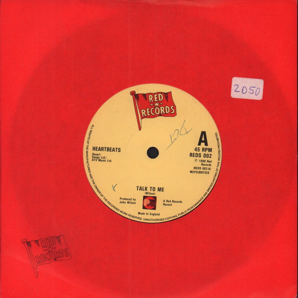 Heartbeats (Early 80'S Mod Group) - Talk To Me - 7 Inch
