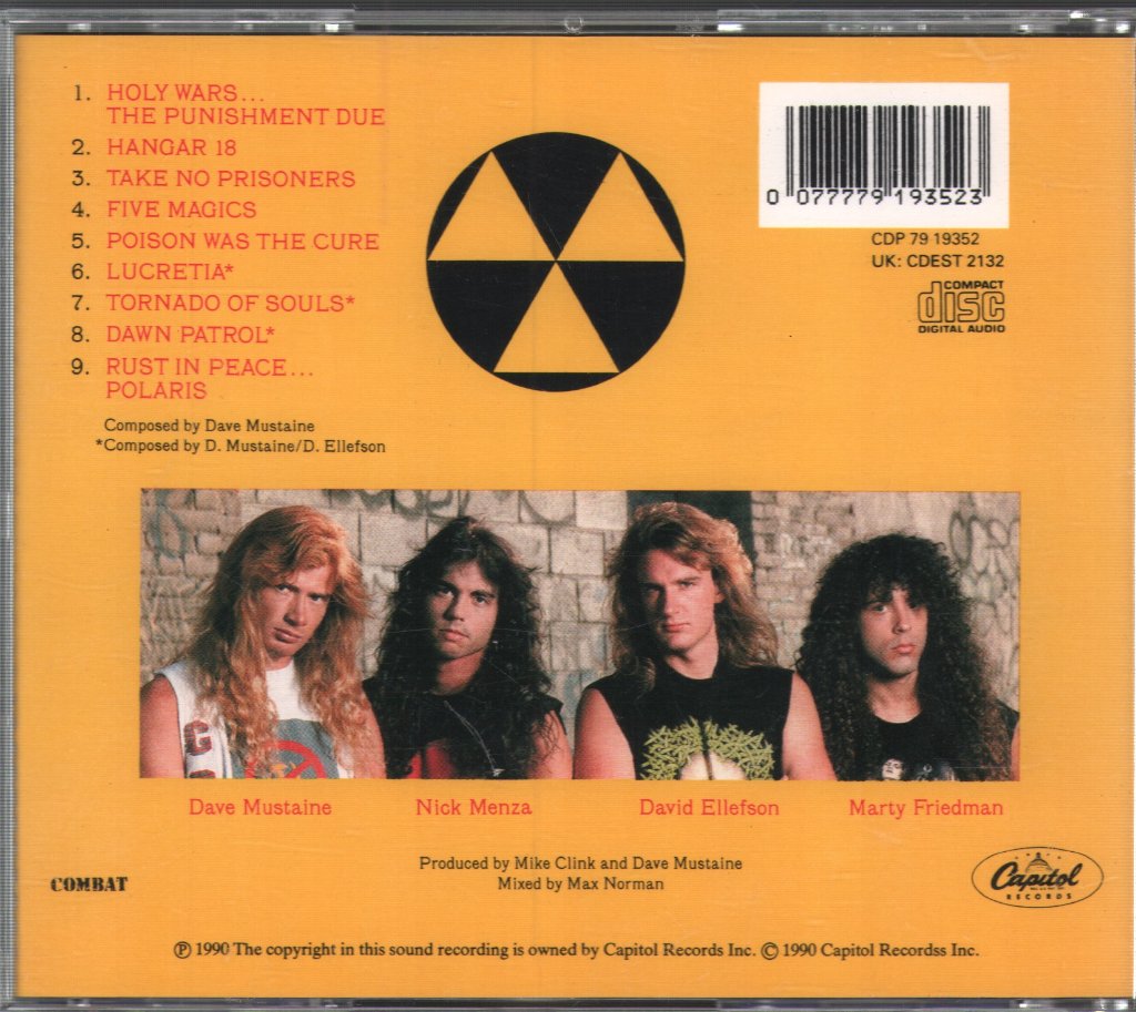 Megadeth - Rust In Peace - Cd