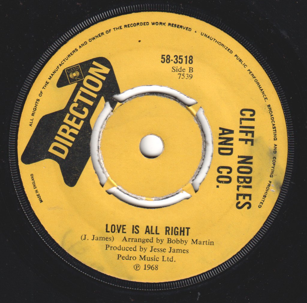 Cliff Nobles & Co - Horse - 7 Inch