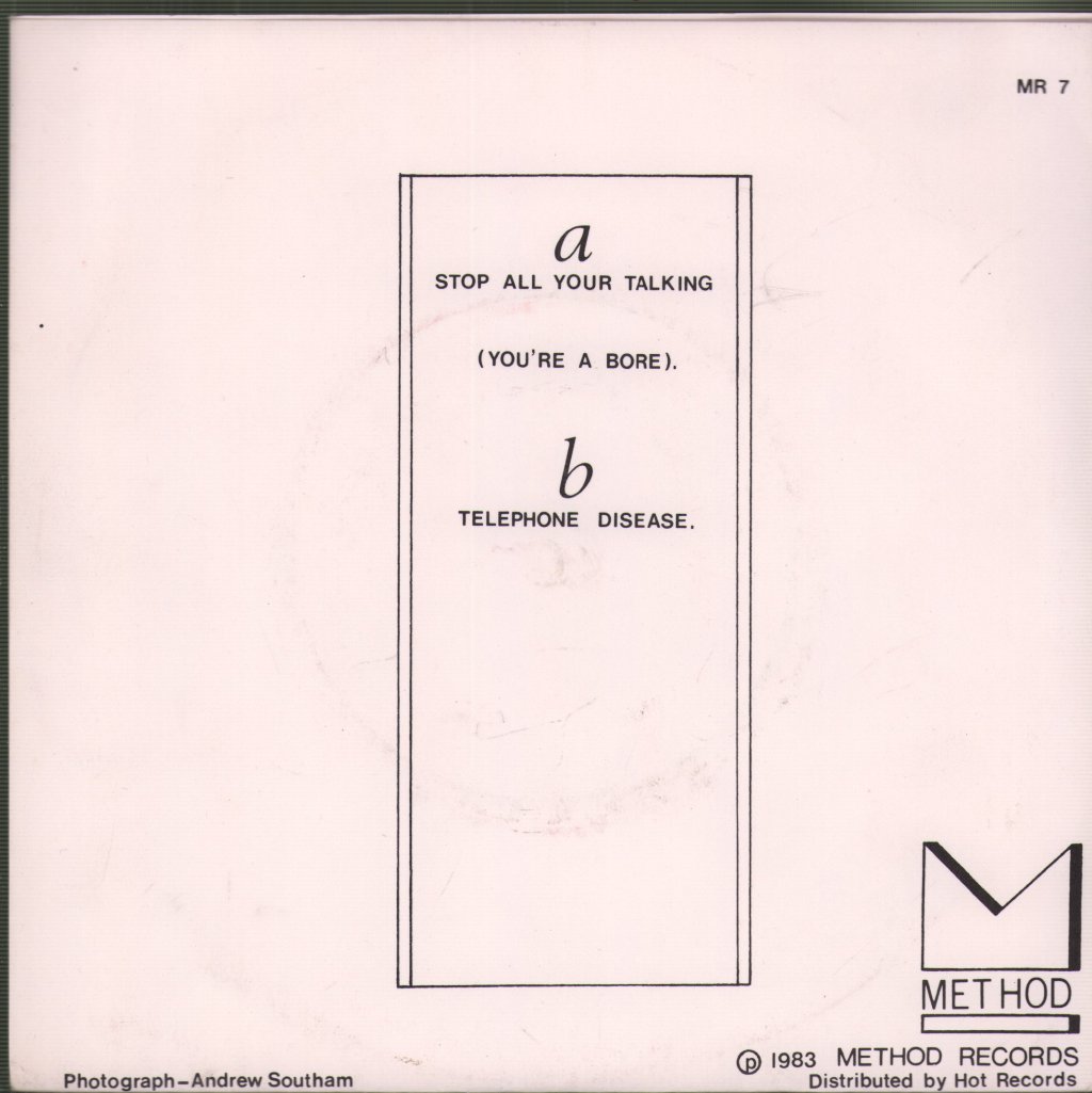 Tuesday Piranha - Stop All Your Talking - 7 Inch