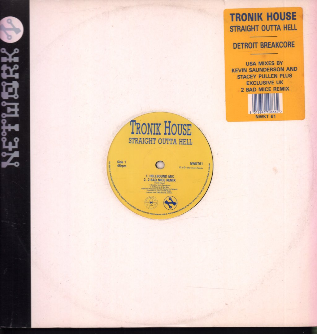 tronik house - Straight Outta Hell - 12 Inch