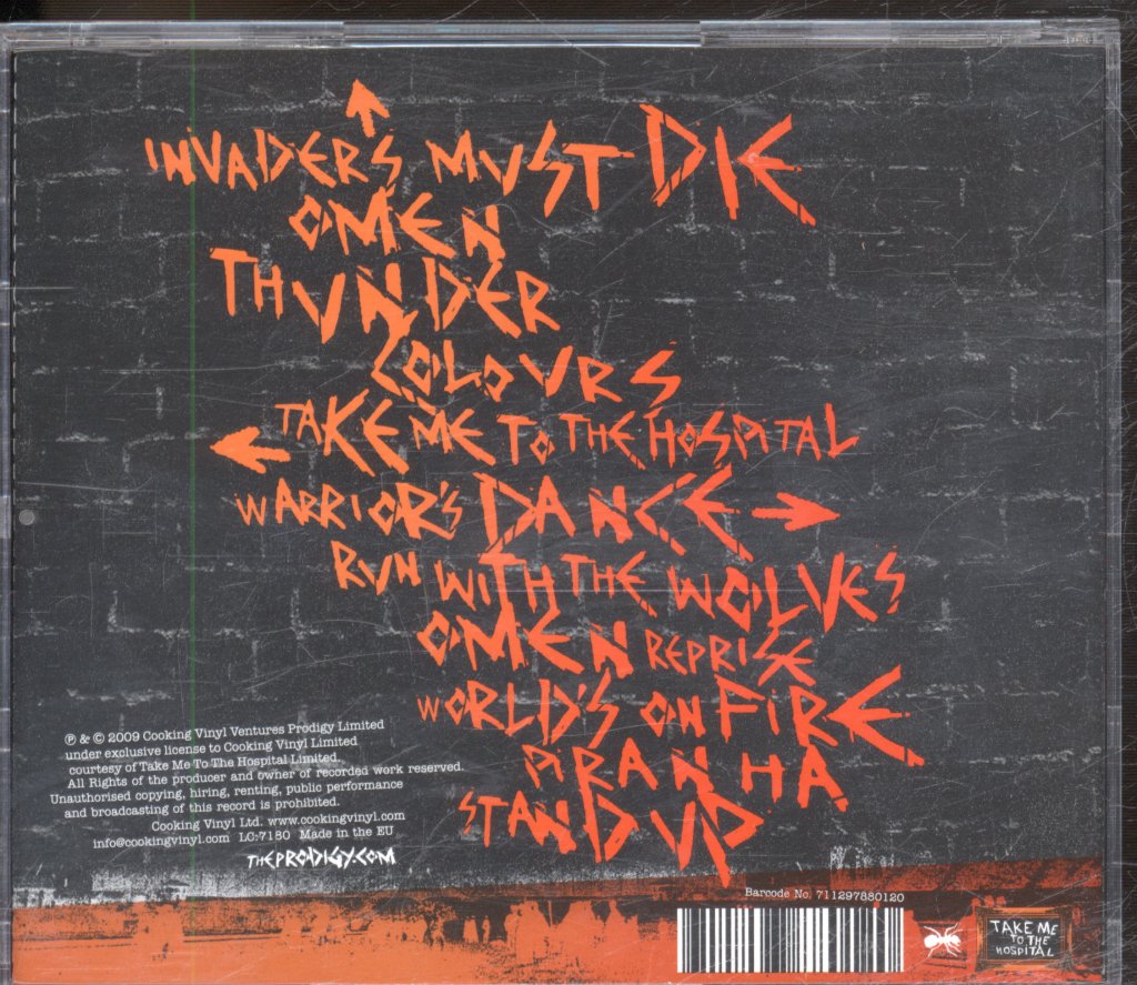 Prodigy - Invaders Must Die - Cd