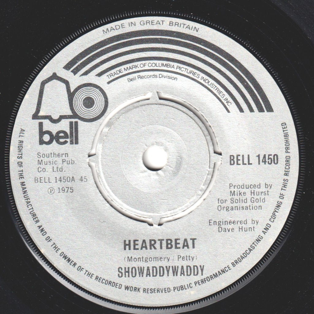 Showaddywaddy - Heartbeat - 7 Inch