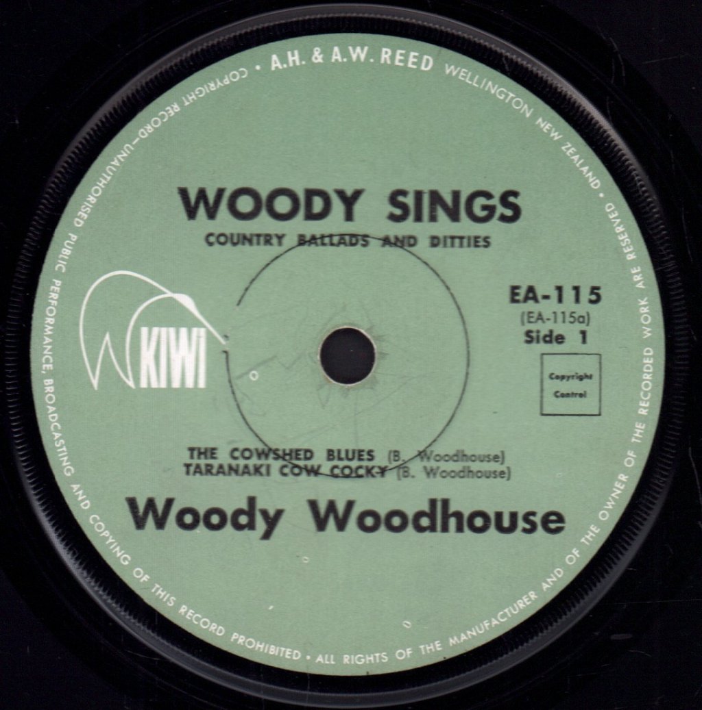Woody Woodhouse - Woody Sings - Country Ballads And Ditties - 7 Inch