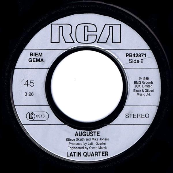 Latin Quarter - Blameless - 7 Inch