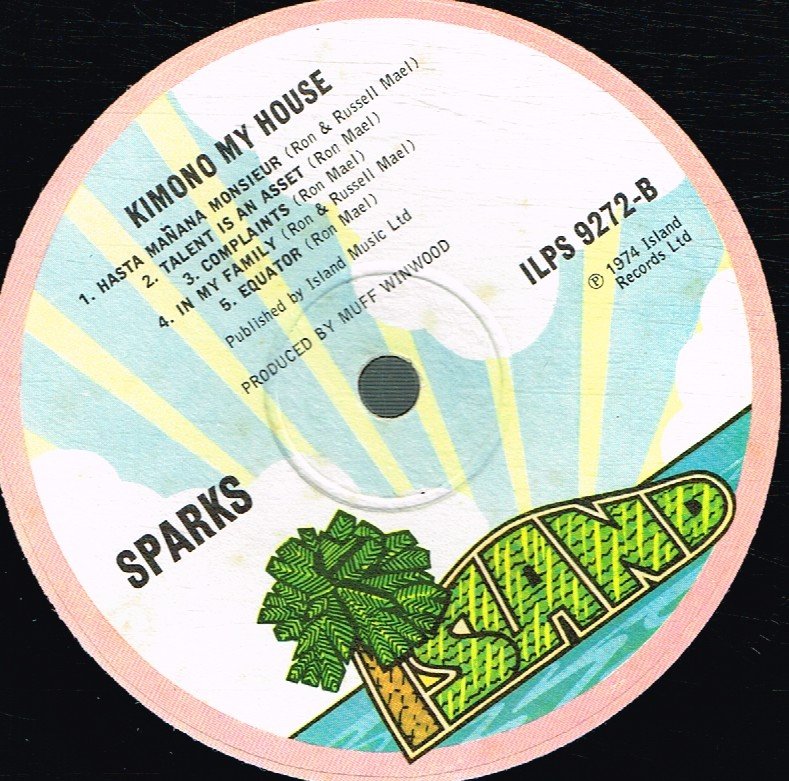 Sparks - Kimono My House - Lp