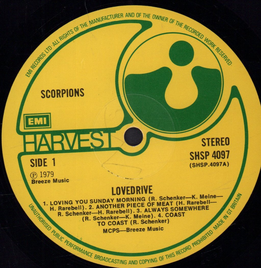 Scorpions - Lovedrive - Lp