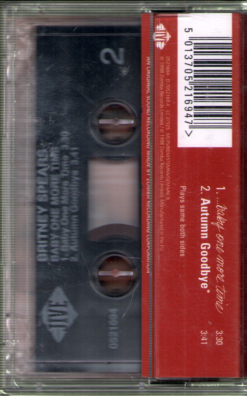 Britney Spears - baby One More Time - Cassette
