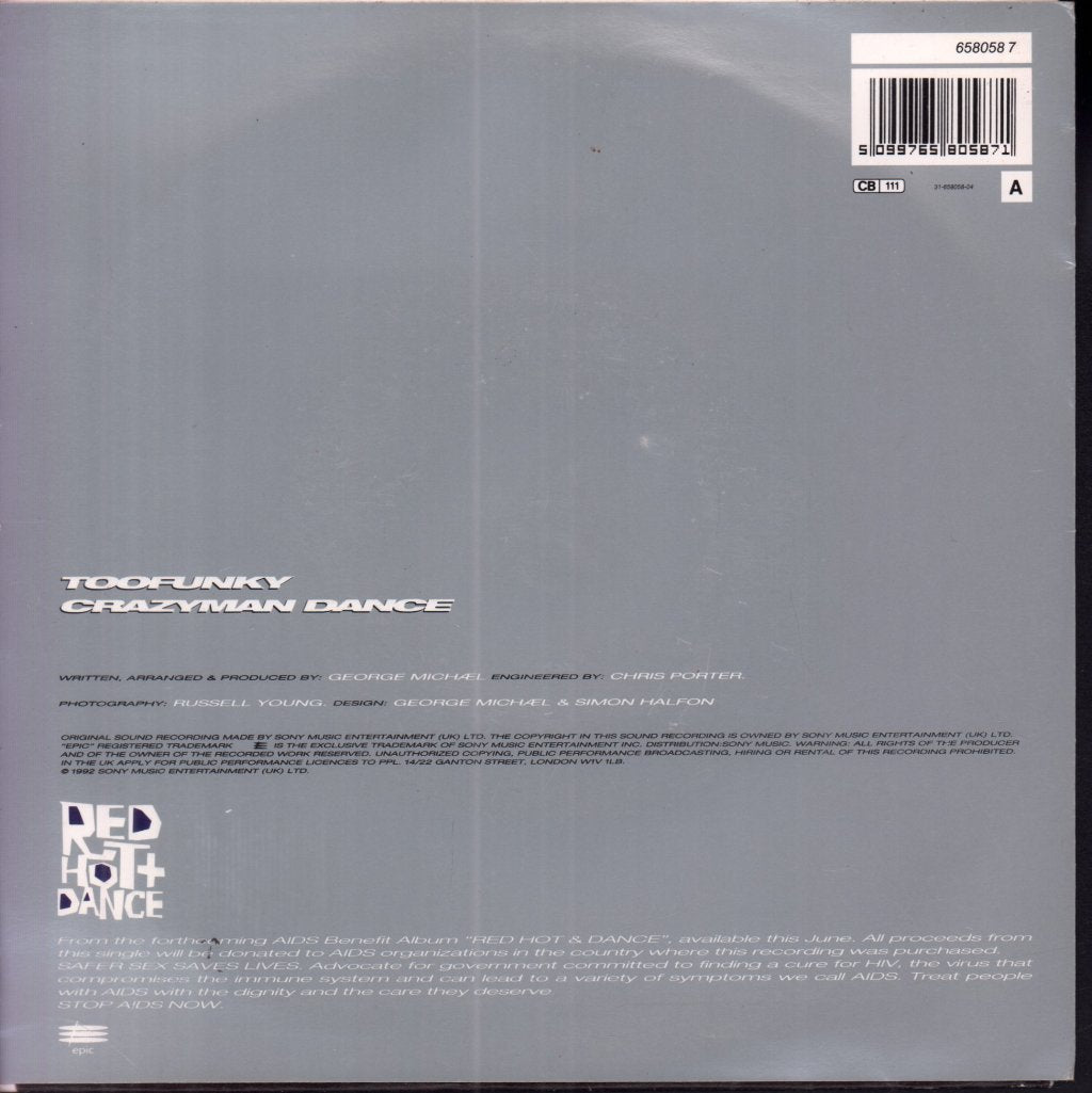 George Michael - Too Funky - 7 Inch
