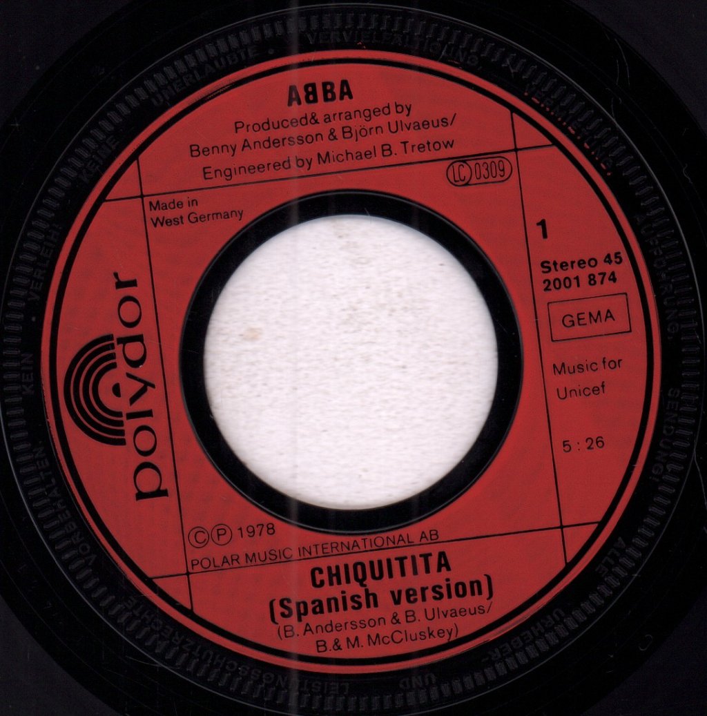 ABBA - Chiquitita - 7 Inch