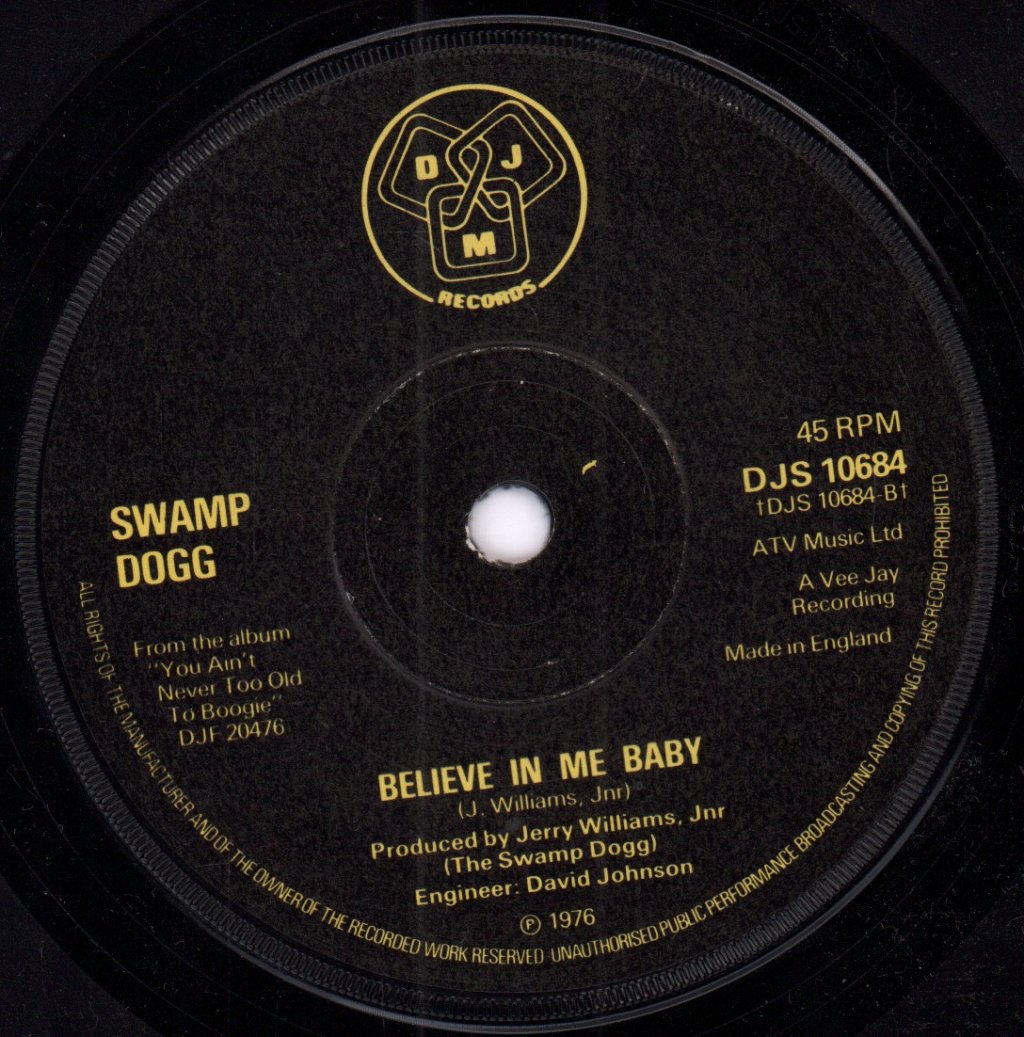 Swamp Dogg - Other Man - 7 Inch