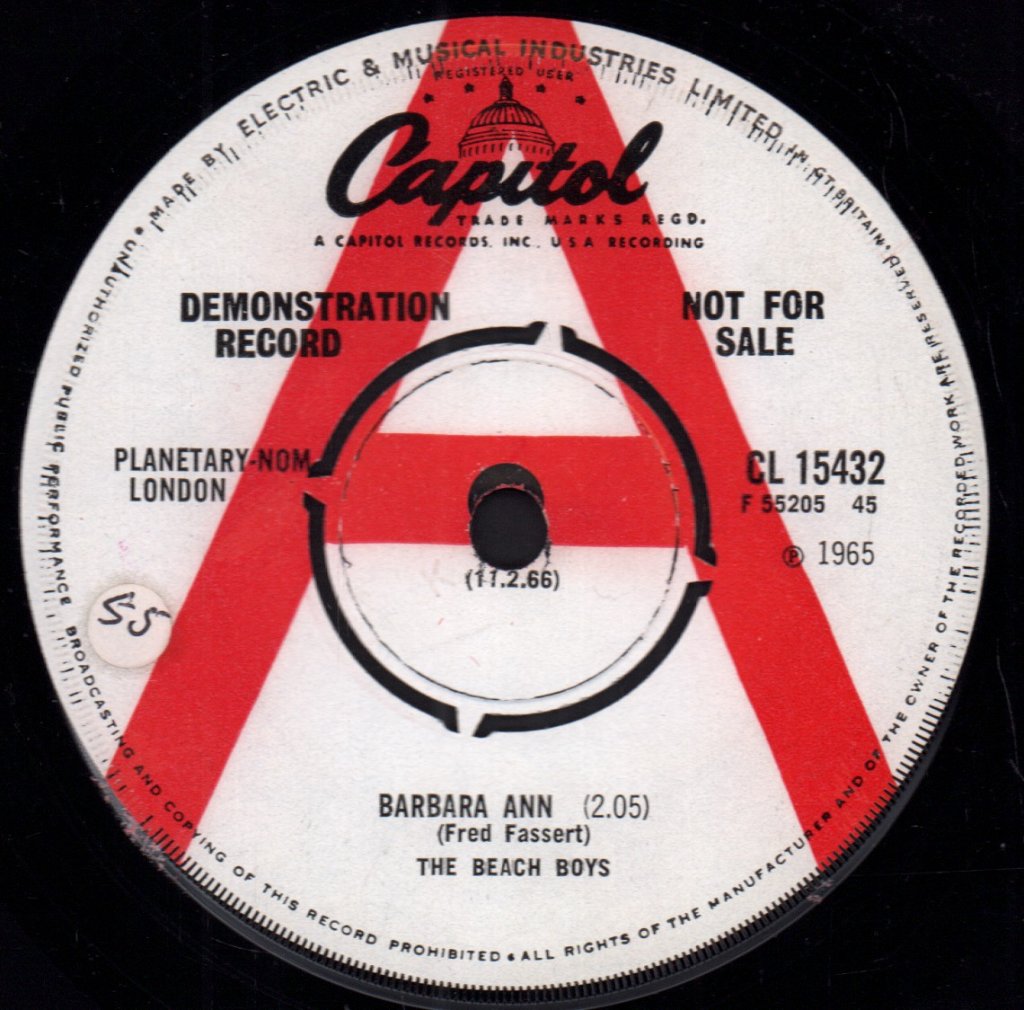 Beach Boys - Barbara Ann - 7 Inch