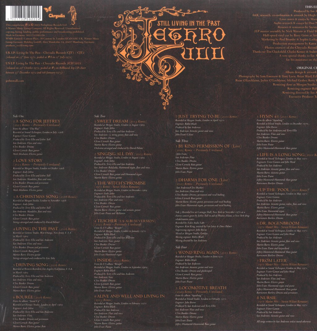 Jethro Tull - Still Living In The Past: The Steven Wilson Remixes - Double Lp