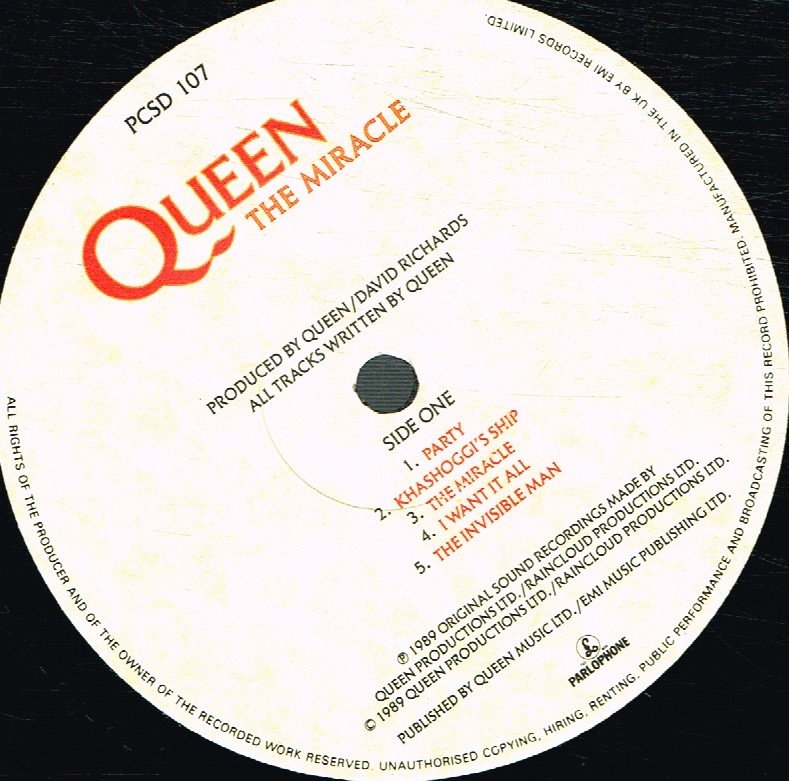 Queen - Miracle - Lp