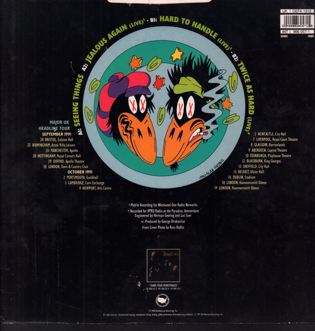 Black Crowes - Seeing Things - 12 Inch