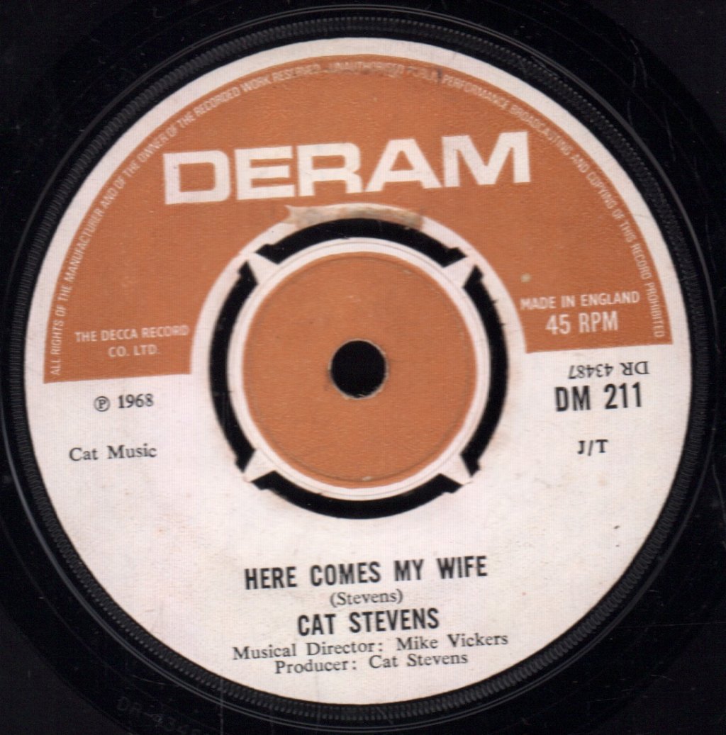 Cat Stevens - Here Comes My Wife - 7 Inch