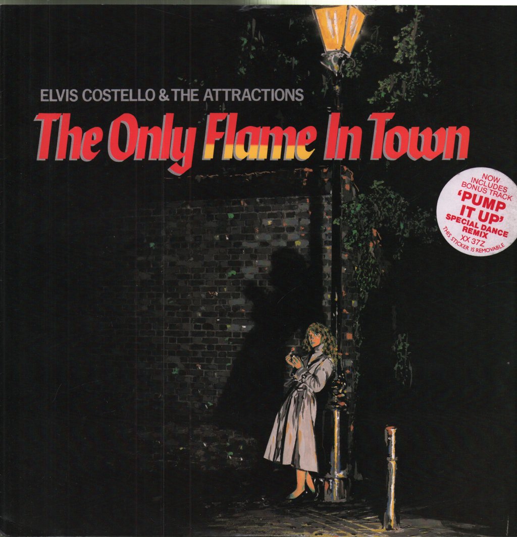 Elvis Costello & The Attractions - Only Flame In Town - 12 Inch