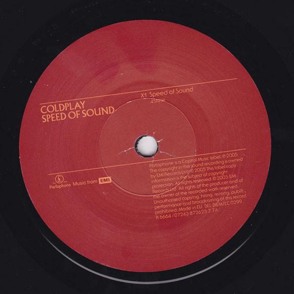Coldplay - Speed Of Sound - 7 Inch