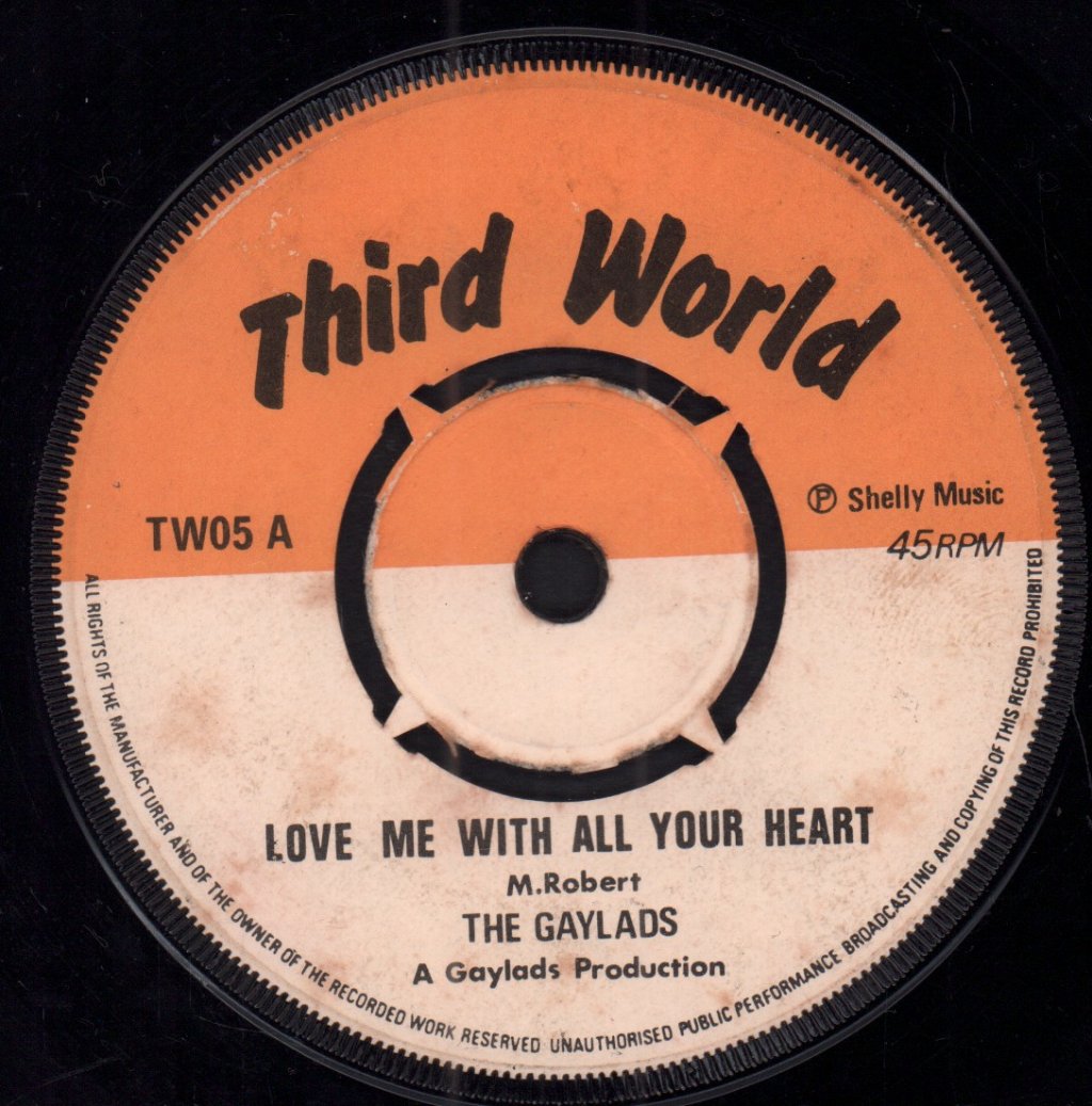 Gaylads - Love Me With All Your Heart - 7 Inch