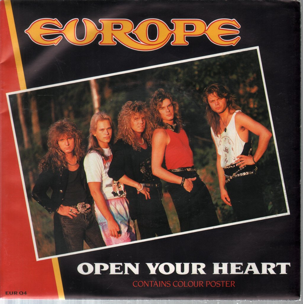 Europe - Open Your Heart - 7 Inch